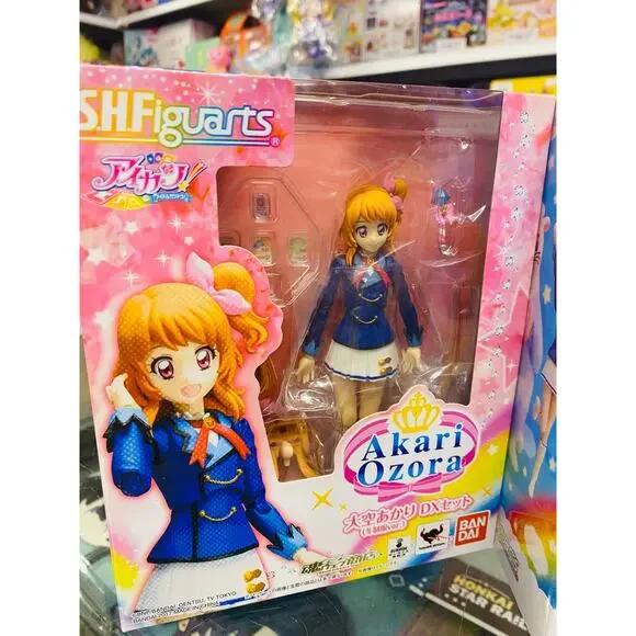 SH Figuarts Akari Ozora Winter Uniform Ver DX Set Aikatsu!